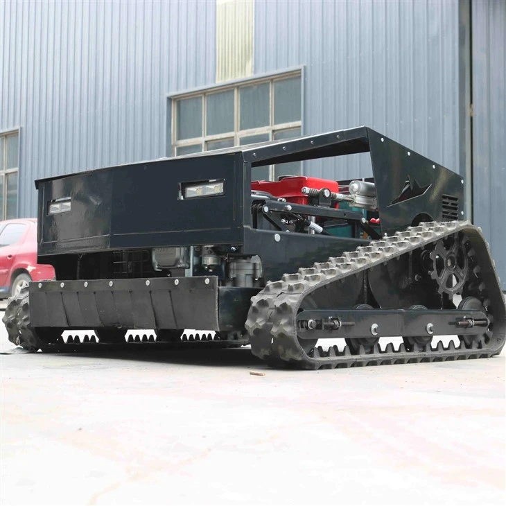 Remote Control Lawn Mower With Tracks